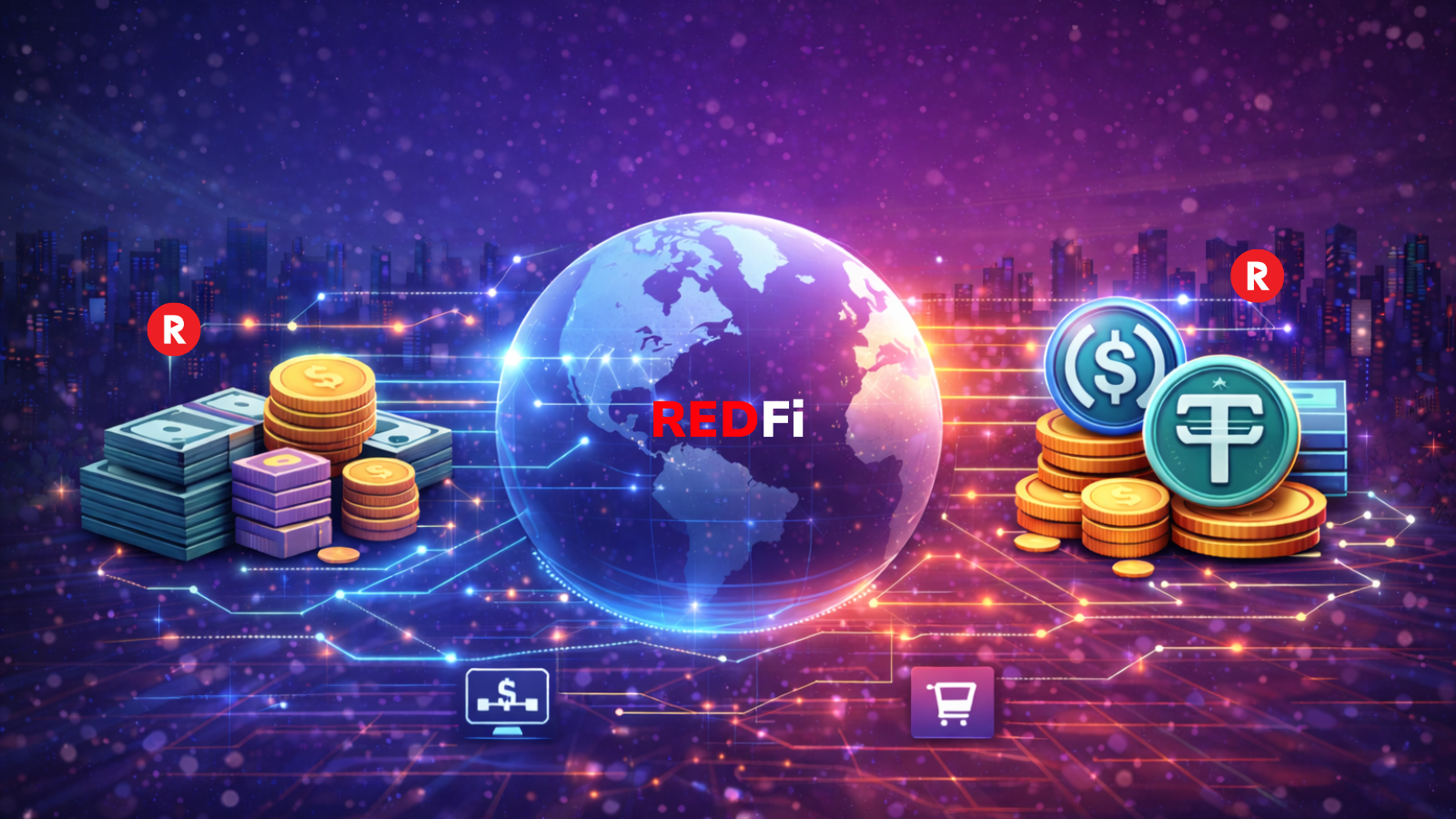 Cross-border payments using stablecoins with compliant global payment infrastructure